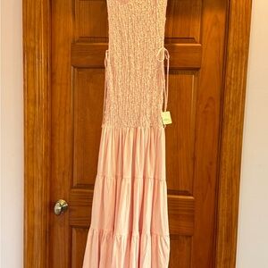 Free People Pink Maxi Dress